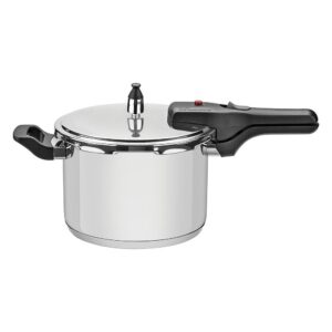 Panela de Pressão Tramontina Brava 22cm, 6 Litros, Inox, Fundo Triplo