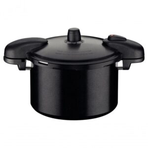 Panela De Pressão Tramontina Valência Black Cerâmica 24cm 7l