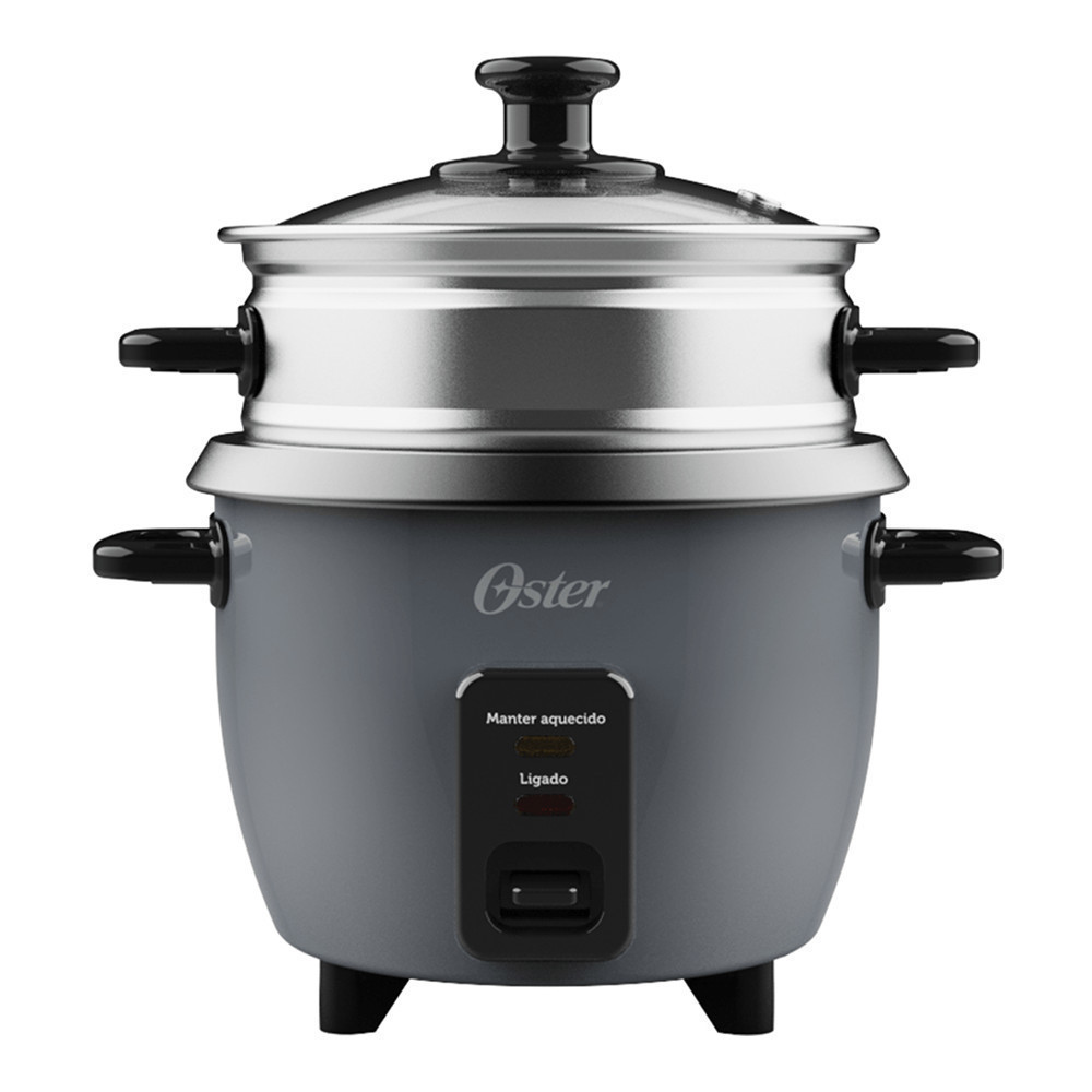 Panela Elétrica de Arroz 0,6L Oster Grafite — Cozinha e Utensílios