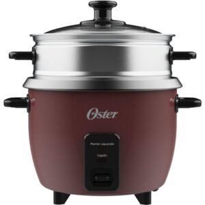 Panela Elétrica De Arroz 1L Oster Bordô 220V