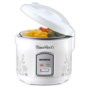Panela Eletrica de Arroz Branca 700W 10X Mondial 127V