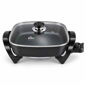Panela Elétrica Grill Kian 1500W 4L 30cm 5 Níveis Temperatura