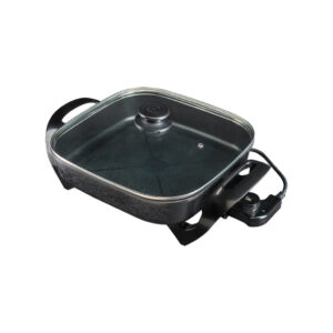 Panela Elétrica Mangiare 30cm 127V Apeq01i-01 1500w Quadrado Preto