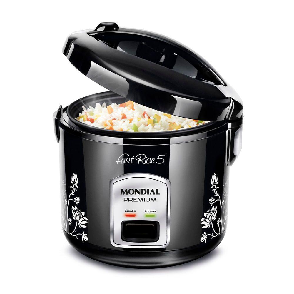 Panela Elétrica Mondial Fast Rice 5 Premium Npe-08-5x 220v-preto — Cozinha e Utensílios