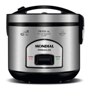 Panela Elétrica Mondial Pratic 6I Preto Inox 110V