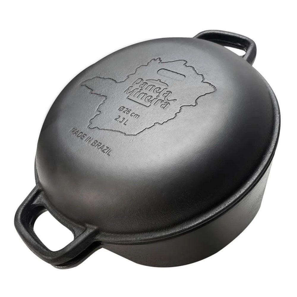 Panela Forno Holandes Mg 28 Cm 8,2 L Em Ferro Fundido Panela Mineira