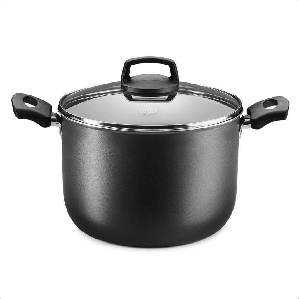 Panela Grande Caldeirão 5,5L Antiaderente Fácil De limpar 22Cm Tampa