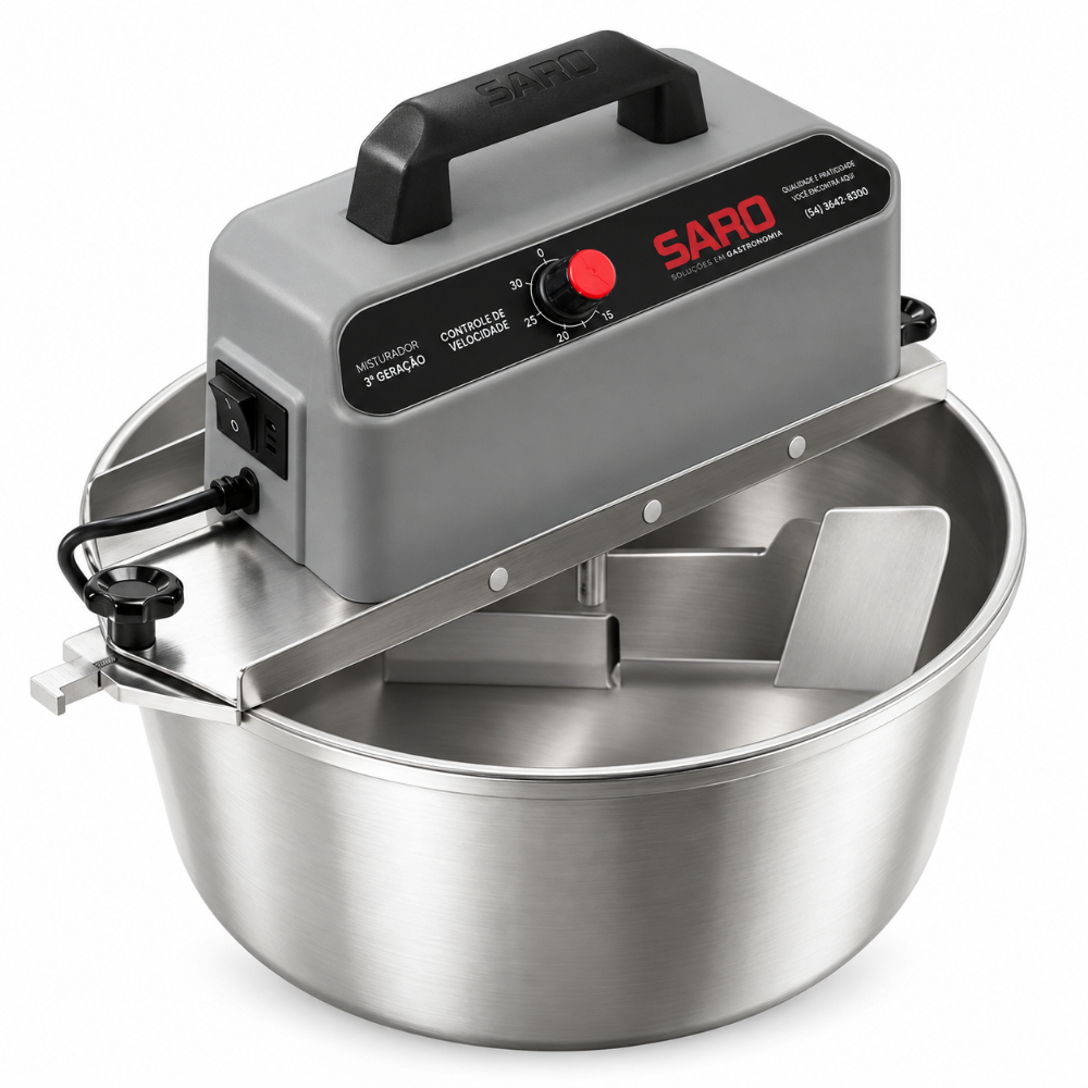 Panela Misturadora Automática para Doces e Massas Saro G3 10 Litros