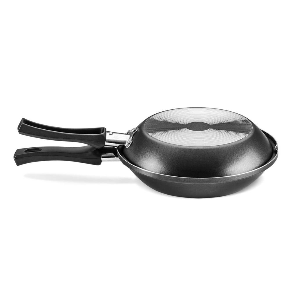 Panela Omeleteira 1,3 Litros Grafite Cozinha Frigideira Omelete Ovo — Cozinha e Utensílios