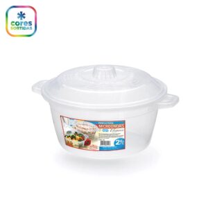 Panela para Micro-Ondas Elegance 2,6L para Uso Doméstico Casa