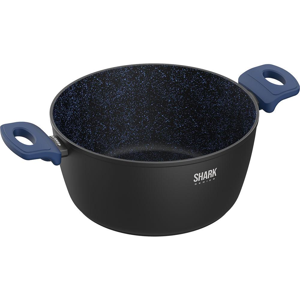 Panela Polishop Family Size 24cm Ichef Home Shark Series Azul