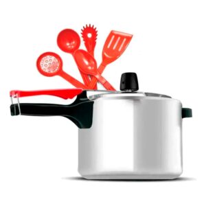 Panela Pressão 4 Litros Polida Clock Original Basic Conjunto de — Cozinha e Utensílios