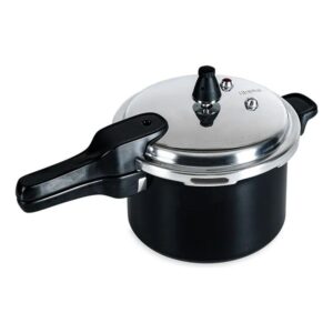 Panela Pressao Ceramic.l Pressure Indução 5,4l Preta Brinox Cor Preto
