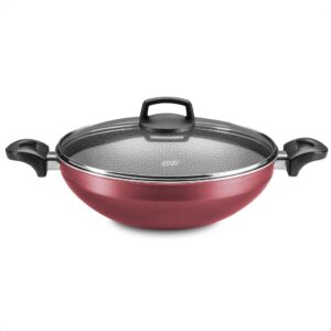 Panela Supra Wok 4,3L Tampa Vidro Temperado Alça 28cm Antiaderente 7 — Cozinha e Utensílios