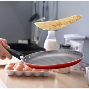 Panquequeira Tapioqueira Antiaderente Alegrete Frigideira 22CM Cinza