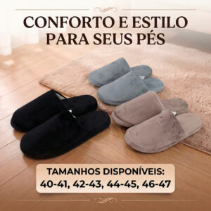 Pantufa Feminina Adulto Estampada Antiderrapante Pelúcia Quentinha