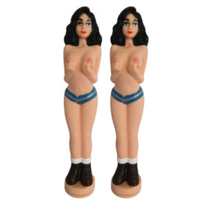 Par Boneca Morena Antena PX Encaixe Bonequinha Caminhao