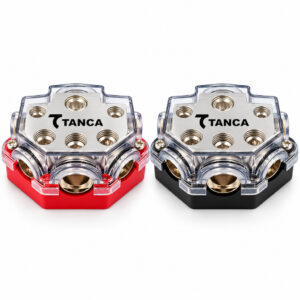 Par de Blocos Distribuidores de Energia Tanca Safety 5 Vias