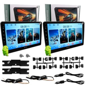 Par Encosto Monitor de Acoplar 10″ Android com Android Auto e CarPlay