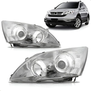 Par Farol Crv 07 08 09 10 11 Elétrico Com Motor E Projetor