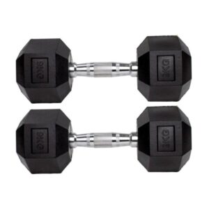 Par Halteres 9kg 9kg Dumbbell Sextavado Emborrachado Pegada Cromada em oferta — Shopee, 36% de desconto Par Halteres 9kg 9kg Dumbbell Sextavado Emborrachado Pegada Cromada em oferta — Shopee, 36% de desconto