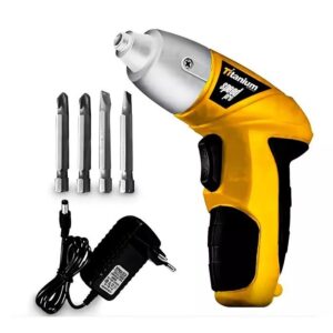 Parafusadeira 4.8v 150 Rpm com Carregador bivolt Speed Pro Titanium