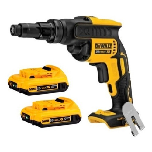 Parafusadeira Drywall Dewalt 20V Com 2 Baterias 2Ah XR S Carregador