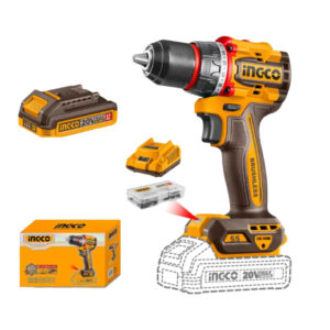 Parafusadeira e Furadeira 20V Ingco Sem Fio Brushless 55Nm Com