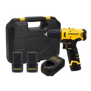 Parafusadeira e Furadeira de Impacto Stanley SCD10D2K Com 2 Baterias