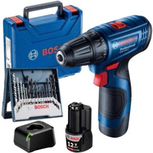Parafusadeira Furadeira 12V Gsr com Bateria Carregador Bivolt e