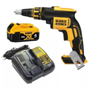 Parafusadeira Furadeira Bateria 20v 4ah Dewalt Dcf620 Cor Amarelo