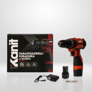 Parafusadeira Furadeira Bateria Kanit 12V Torque 28Nm Montador Moveis — Ferramentas Elétricas