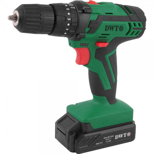 Parafusadeira furadeira com impacto a bateria 12V fonte bivolt