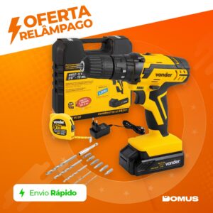 Parafusadeira Furadeira de Impacto Vonder PFV012I 12V Bivolt a Bateria — Ferramentas Elétricas