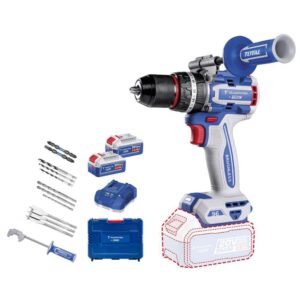 Parafusadeira Furadeira Impacto 1 2POL 20V Brushless 2 Baterias 4Ah