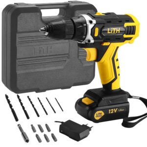 Parafusadeira Furadeira Impacto 3.8″ Polegadas 60Hz Bateria 12V