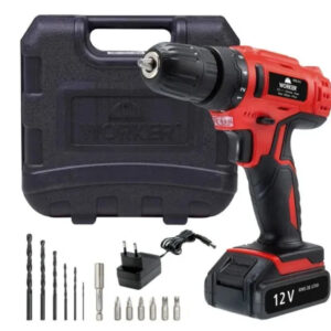 Parafusadeira Furadeira Profissional 12V A Bateria Bivolt Com 13