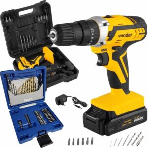 Parafusadeira Impacto 20V com Bateria Carregador PFV238I Vonder e