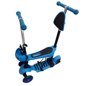 Patinete Infantil 3×1 com Cesta Joaninha até 50kg BW048AZ Importway
