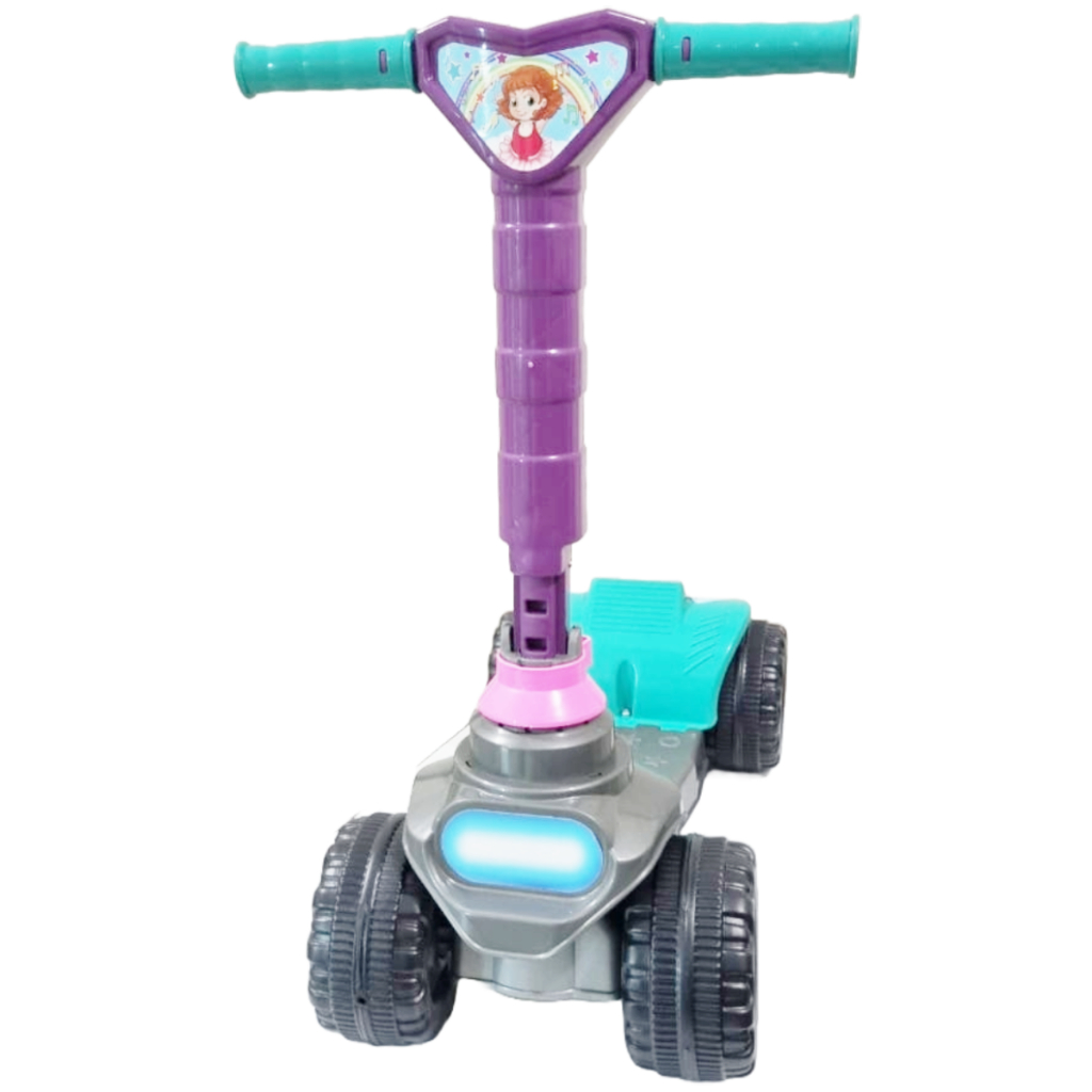 Patinete Infantil 4 rodas Menina Tiffany 2 a 5 anos 64cm Altura 4