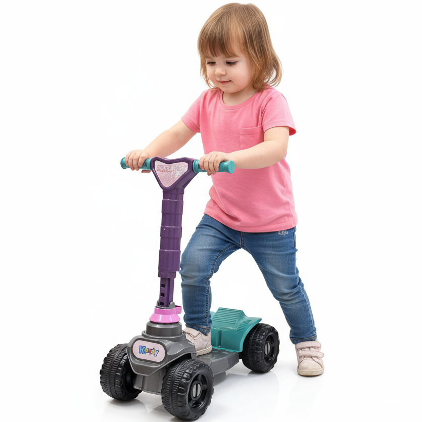 Patinete Infantil Dobrável Aranha Girl Spider Menina Tiffany com — Brinquedos