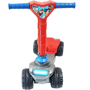 Patinete Infantil Menino Diversão Sob Medida com 4 Rodas e 4 Ajustes