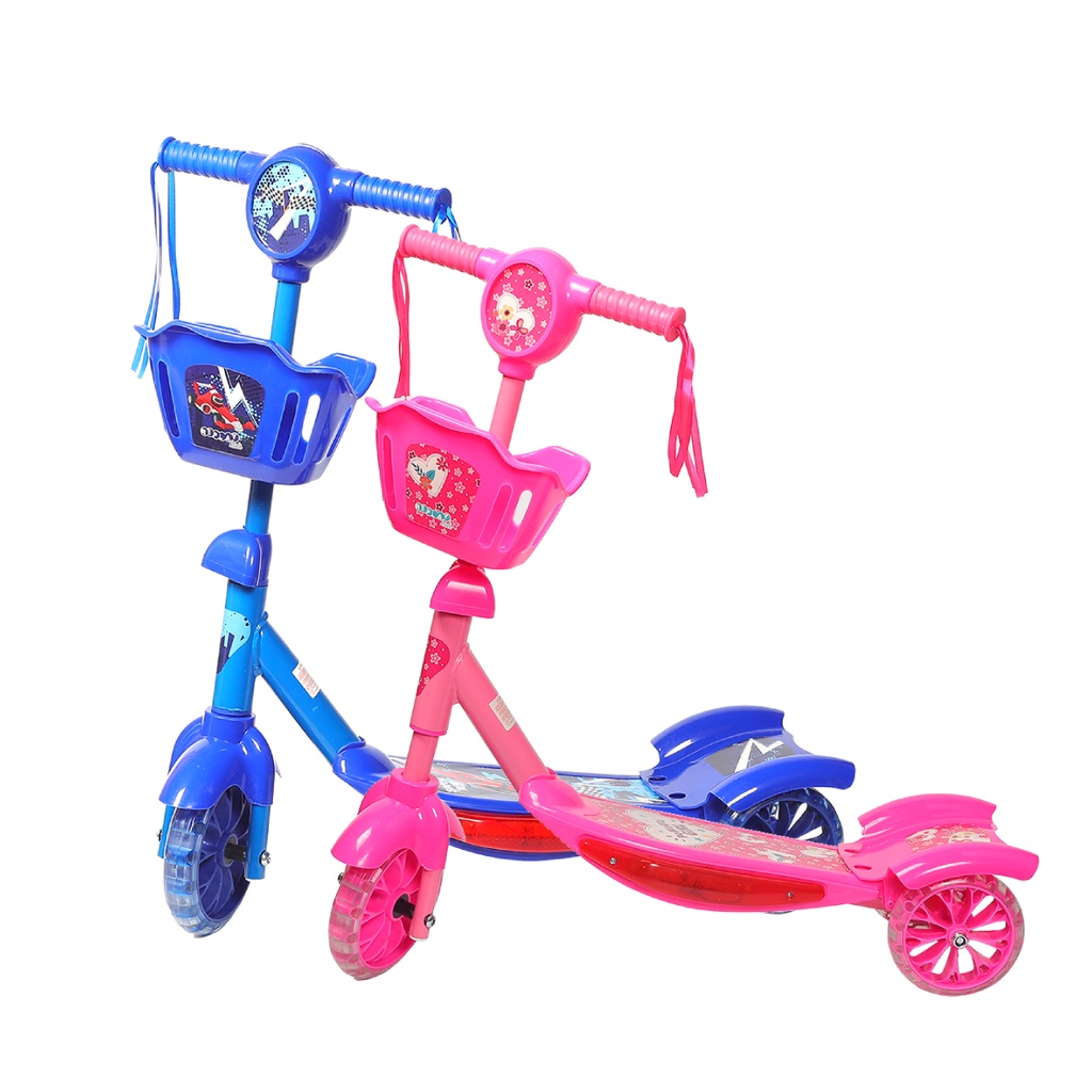 Patinete Infantil Musical 3 Rodas Kiddy Replay Kids