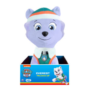 Patrulha Canina Pelúcia De 30 Cm Everest cor roxa