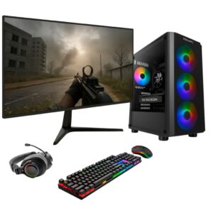 PC Gamer BluePC Frag, Amd Ryzen 5 5500, RX 6600 8GB, B450, 16GB, SSD — Informática