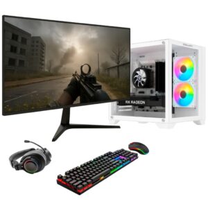 PC Gamer BluePC Frag, Amd Ryzen 5, RX 580 8GB, B450, 16GB DDR4, SSD