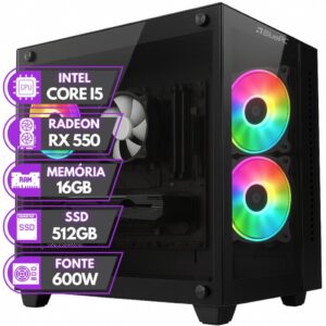 PC Gamer Bluepc Rush Intel Core I5 16GB RAM Radeon RX 550 4GB SSD