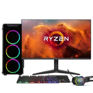 PC Gamer Completo Amd Ryzen 7 5700G, 16GB DDR4, SSD 512GB, Fonte