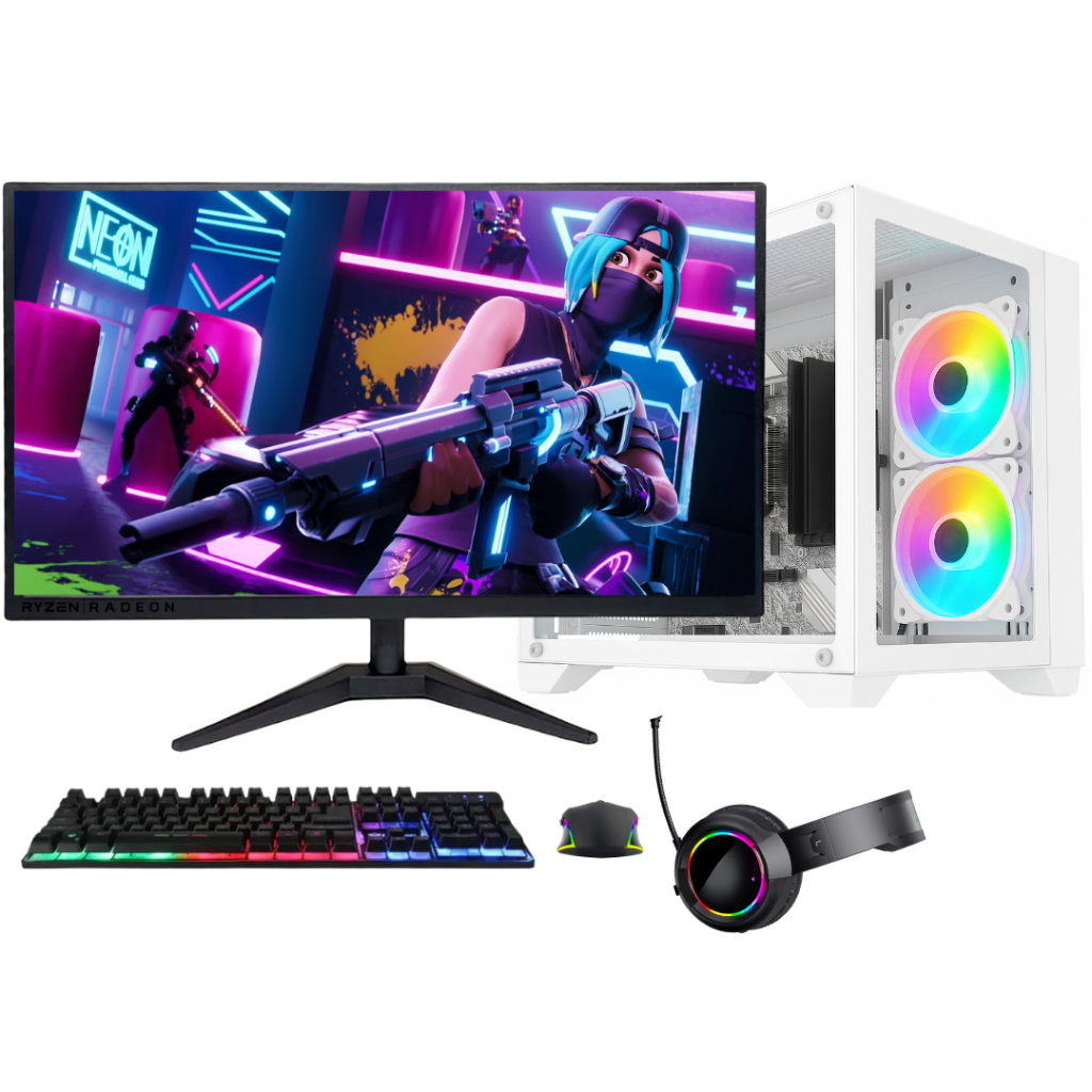 PC Gamer Completo BluePC Force, Ryzen 5, Radeon RX, 8GB, SSD 256GB — Informática