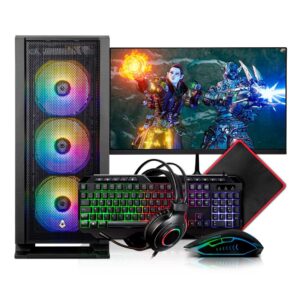 PC Gamer Completo Mancer, Intel i7, RX 580 8GB, 16GB DE RAM, SSD